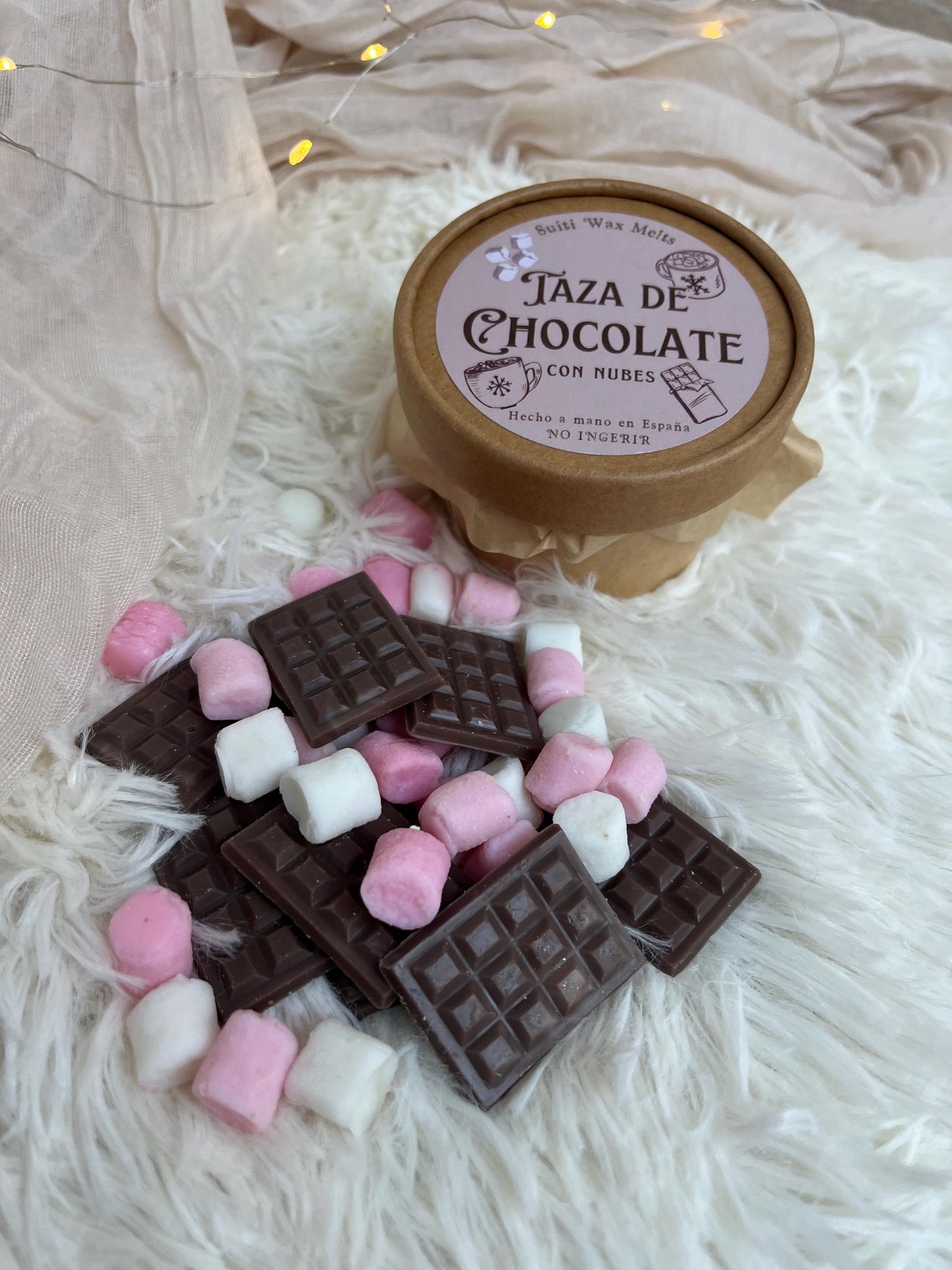 Wax Melts Chocolate Caliente con Nubes