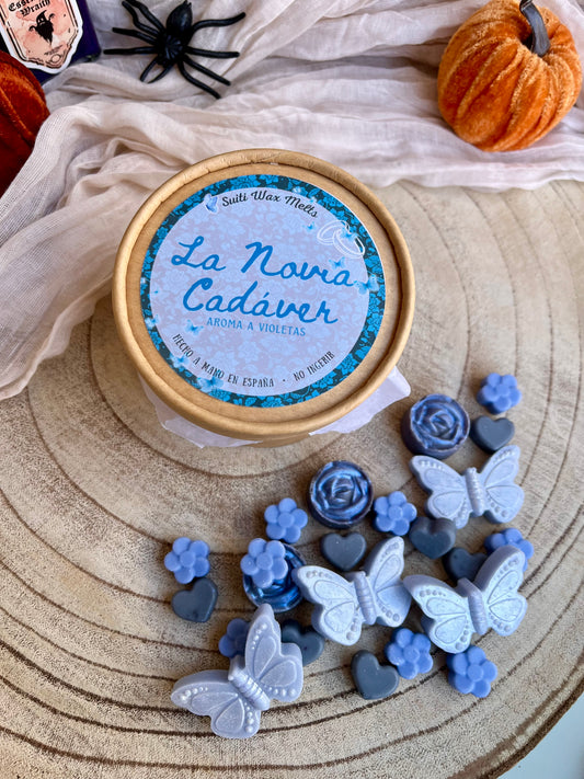 La Novia Cadáver | Wax melts de soja Caramelos de violeta