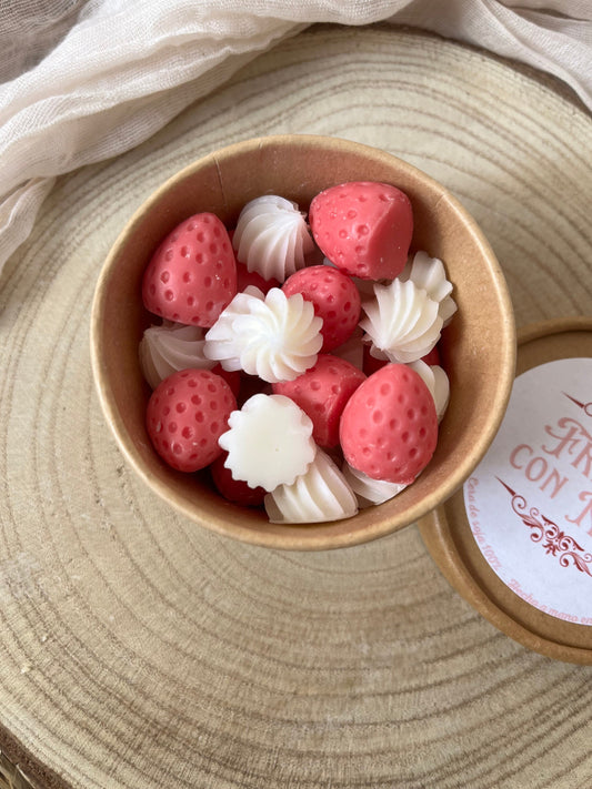 Wax melts Fresas con nata