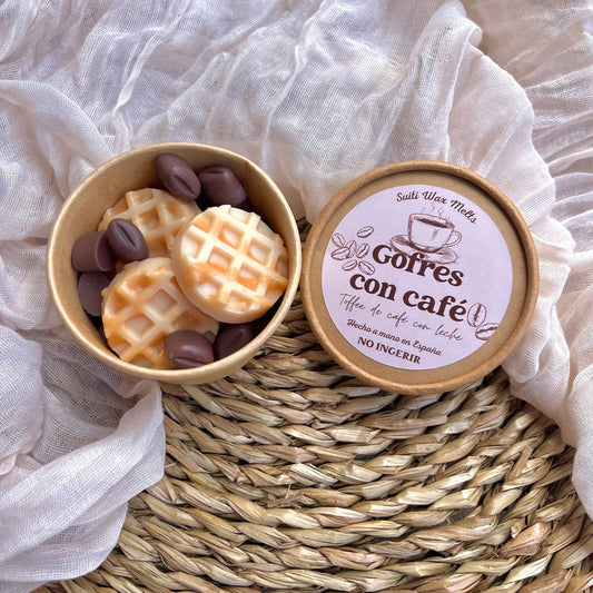 Wax melts Gofres con Café