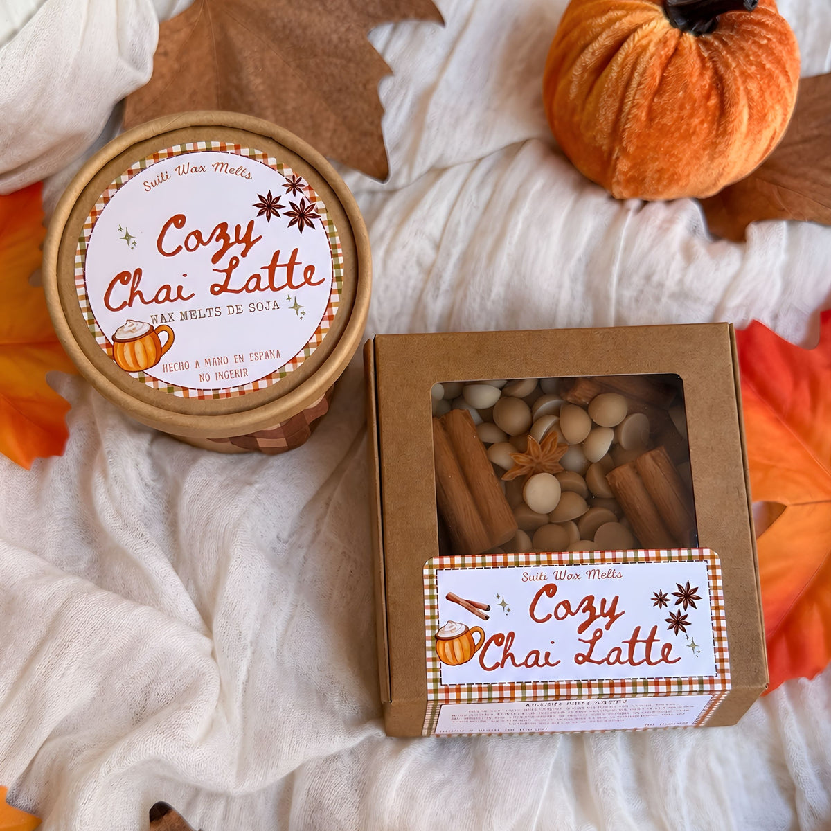 Cozy Chai Latte | Wax melts de soja aroma chai latte