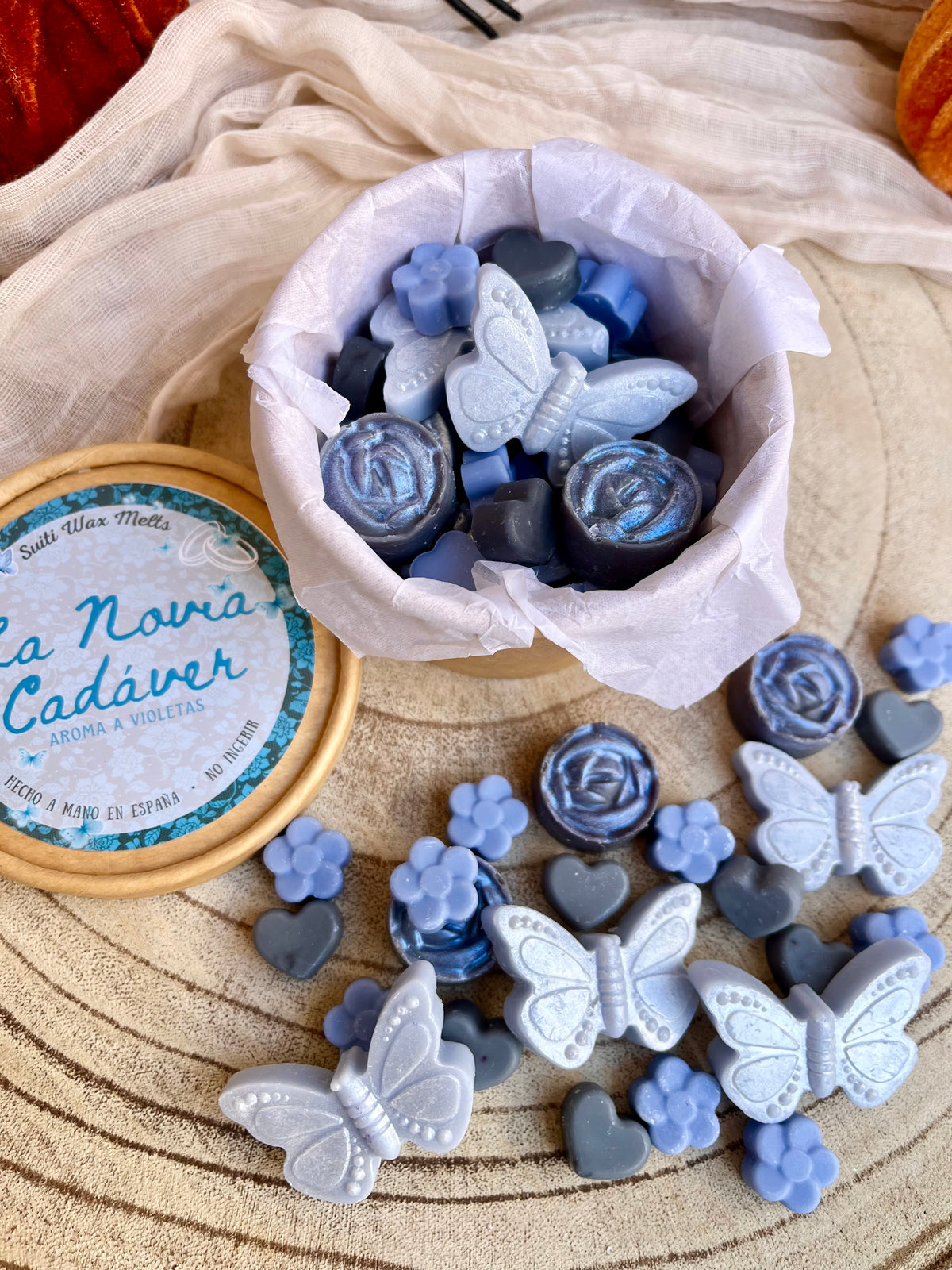 La Novia Cadáver | Wax melts de soja Caramelos de violeta