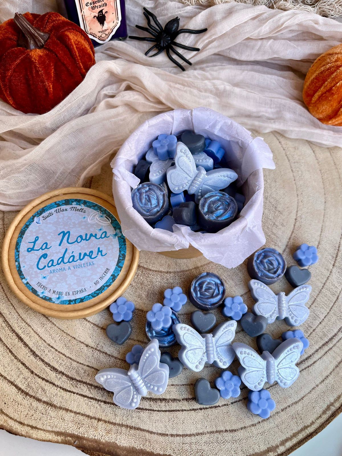 La Novia Cadáver | Wax melts de soja Caramelos de violeta