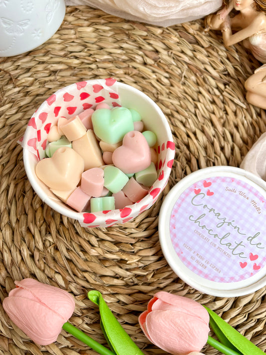Corazón de Chocolate con Pistacho