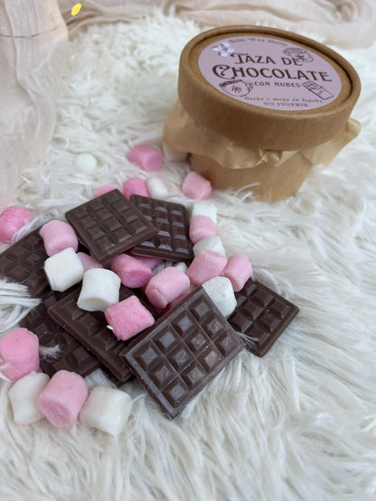 Wax Melts Chocolate Caliente con Nubes