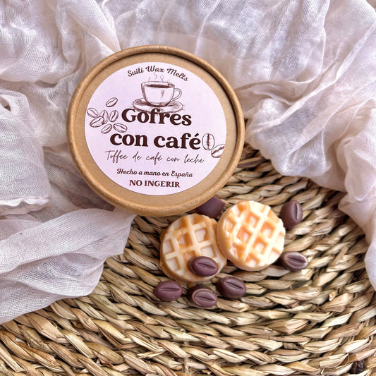Wax melts Gofres con Café